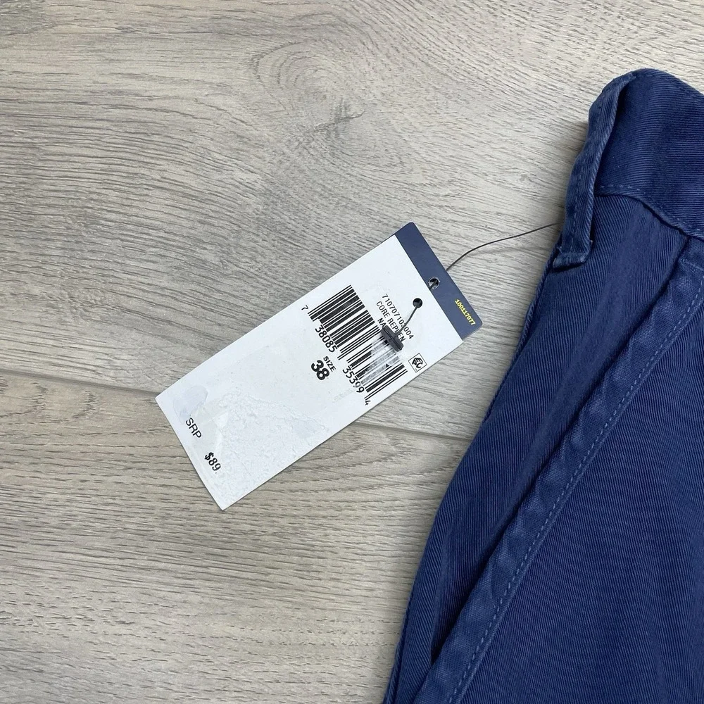 NWT Polo Ralph Lauren Relaxed Fit Blue Chino Shorts Men Sz 38 Prep Casual